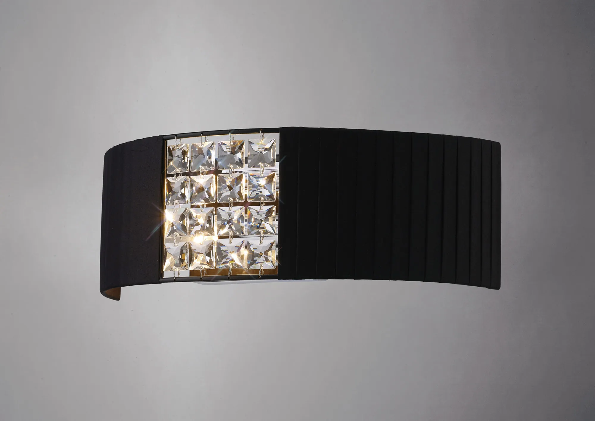 IL31171/BL  Evelyn Crystal Wall Lamp 2 Light